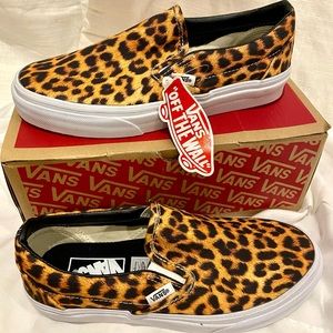 Vans Leopard Print - new in box! Never worn